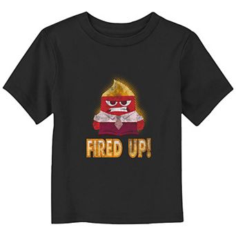 Disney / Pixar's Inside Out Anger Toddler Boy Fired Up! Graphic Tee