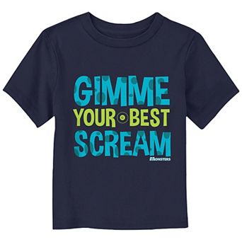 Disney / Pixar Monsters University Toddler Boy Gimme Your Best Scream Graphic Tee