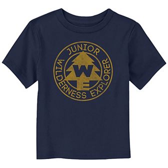 Disney / Pixar UP Toddler Boy Junior Wilderness Explorer Badge Graphic Tee
