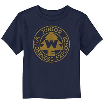 Disney / Pixar UP Toddler Boy Junior Wilderness Explorer Badge Graphic Tee