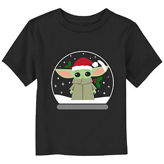 Toddler Boy Star Wars The Mandalorian The Child Snow Globe Graphic Tee