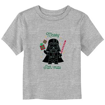 Toddler Boy Star Wars Darth Vader Merry Sith-mas Graphic Tee