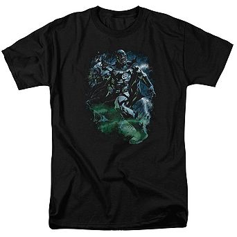 Green Lantern Black Lantern Batman Short Sleeve Adult T-shirt