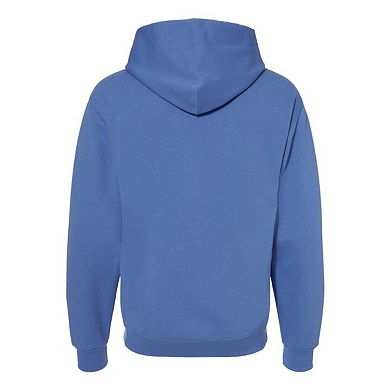 Superman Blue & Orange Shield Adult Pull Over Hoodie