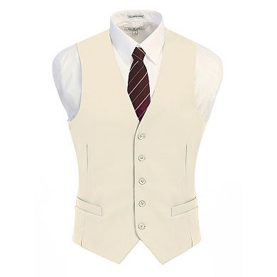 Gioberti Mens Formal Suit Vest