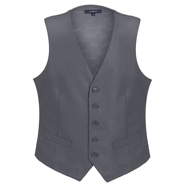 Gioberti Mens Formal Suit Vest