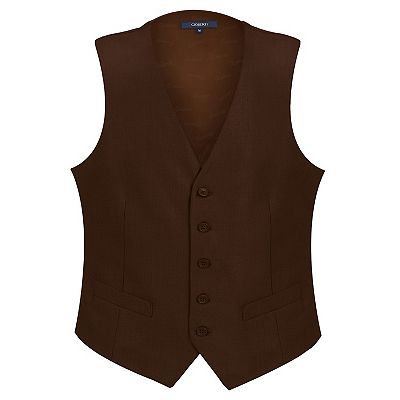 sachin and babi light blue dress Men's Suit Vest For Wedding GroommanTweed Business Waistcoat Jacket V –  DressCulture main image 0