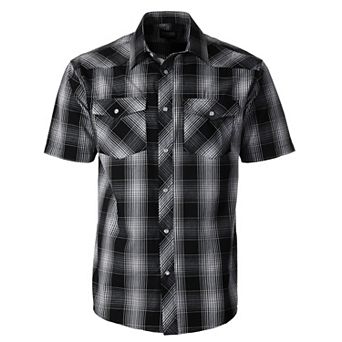 Gioberti Mens Western Cowboy Short Sleeve Shirt with Snap Buttons
