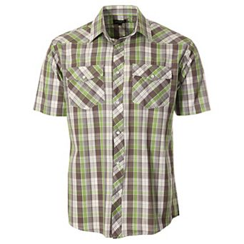 Gioberti Mens Western Cowboy Short Sleeve Shirt with Snap Buttons
