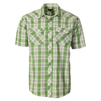 Gioberti Men's Western Cowboy Short Sleeve Shirt with Snap Buttons
