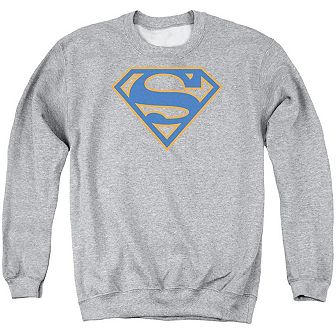 Superman Blue & Orange Shield Adult Crewneck Sweatshirt