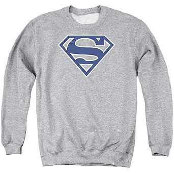 Superman Navy & White Shield Adult Crewneck Sweatshirt