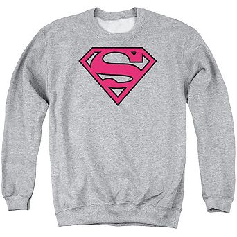 Superman Red & Black Shield Adult Crewneck Sweatshirt