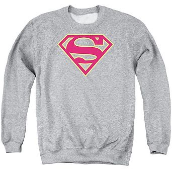 Superman Red & Gold Shield Adult Crewneck Sweatshirt