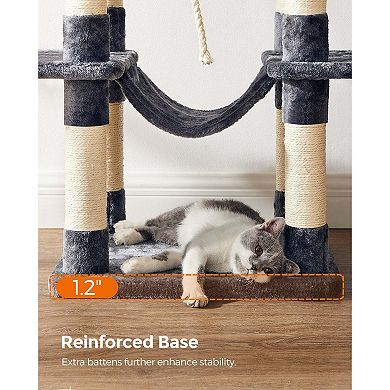 BreeBe Cat Tree Smoky Grey - One Cave