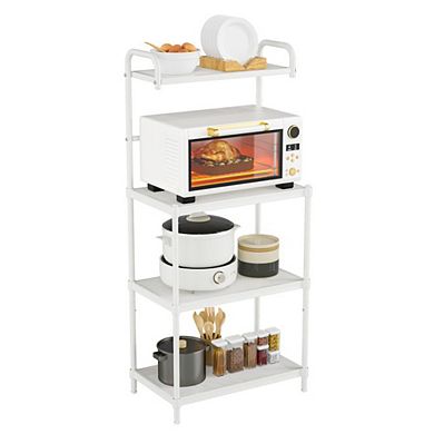 Hivvago 4-tier Kitchen Storage Baker Microwave Oven Rack Shelves