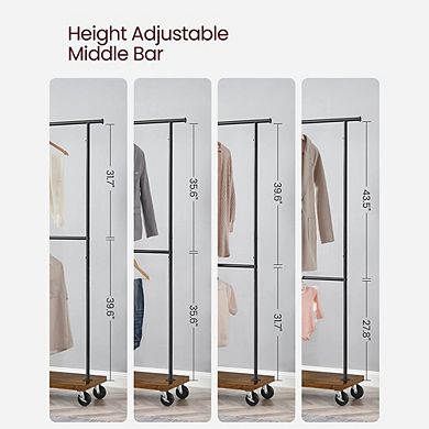 Clothing Rack with Wheels