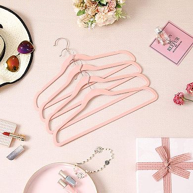 Pink Velvet Hangers 50 Pack for Coat