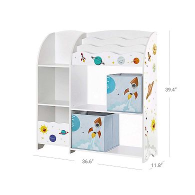 Hivvago Kids’ Toy And Book Organizer