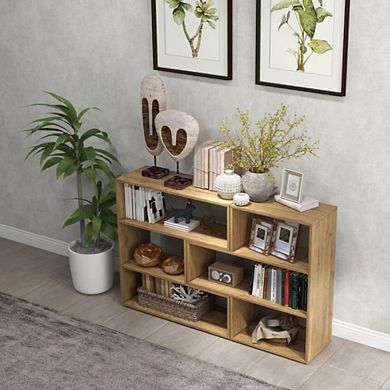 Hivvago Open Shelf Bookcase With 6 Grids