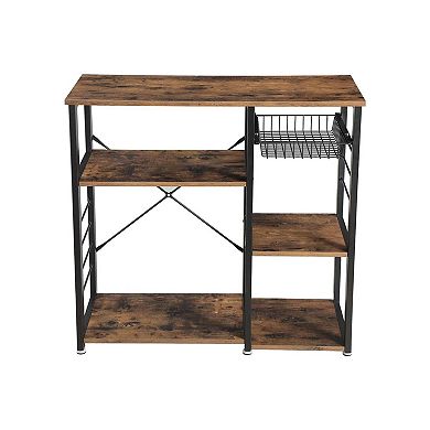 Metal Frame Kitchen Shelf