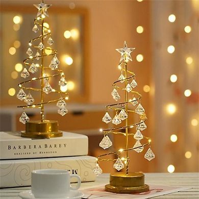 Crystal Spiral Christmas Tree Light