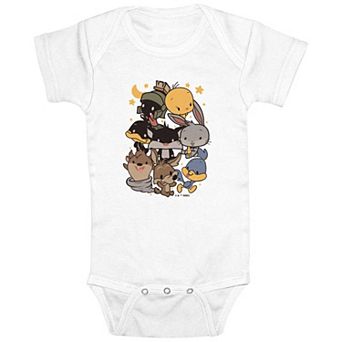 Baby Boy Looney Tunes Buddies Night Bodysuit