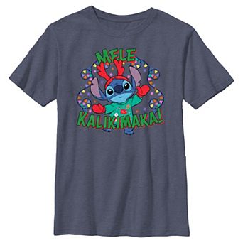Boys 4-7 Lilo & Stitch Mele Kalikimaka Stitch Graphic Tee
