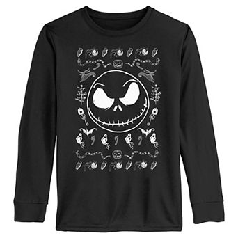 Boys 4-7 The Nightmare Before Christmas Jack's Halloween Icons Long Sleeve Graphic Tee