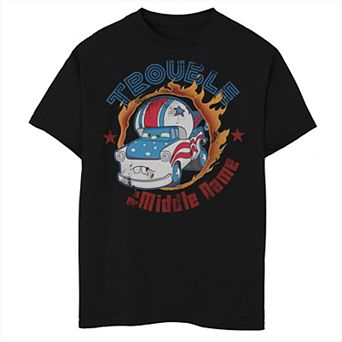 Boys 4-7 Cars Mater Trouble Is My Middle Name Graphic Tee