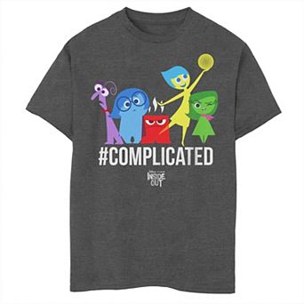 Boys 4-7 Inside Out #Complicated Graphic Tee