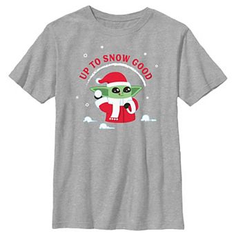 Boys 4-7 The Mandalorian The Child Up To Snow Good Graphic Tee