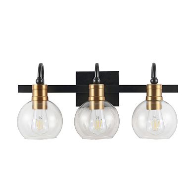 Marais Iron/glass Rustic Vintage Led Vanity Light