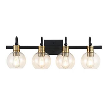 Marais Iron/glass Rustic Vintage Led Vanity Light