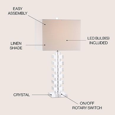 June Crystal Led Table Lamp