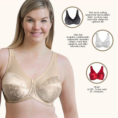 Full Figured Support Underwire Bra