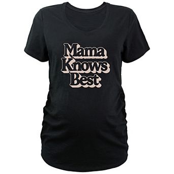 Maternity Mama Knows Best V-Neck Tee
