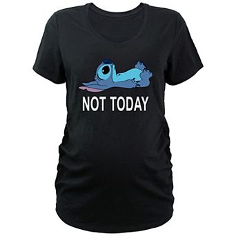 Maternity Lilo & Stitch Not Today V-Neck Graphic Tee