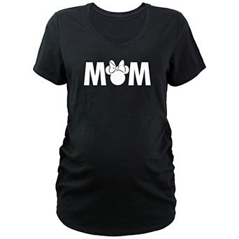 Maternity Minnie Mouse Mom V-Neck Graphic Tee