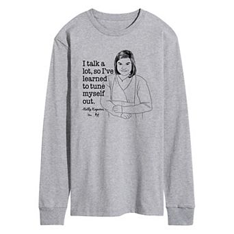 Men's The Office Kelly Tune Myself Out Long Sleeve