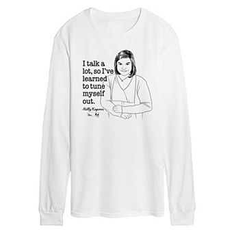 Men's The Office Kelly Tune Myself Out Long Sleeve