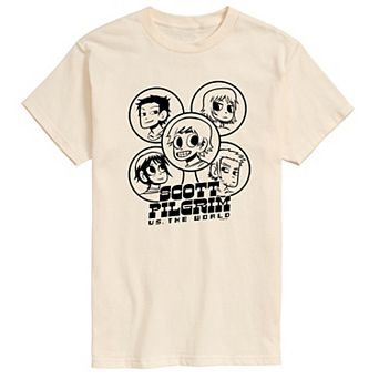 Men's Scott Pilgrim Vs The World Characters Graphic Tee