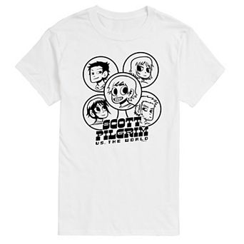 Men's Scott Pilgrim Vs The World Characters Graphic Tee