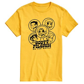 Men's Scott Pilgrim Vs The World Characters Graphic Tee