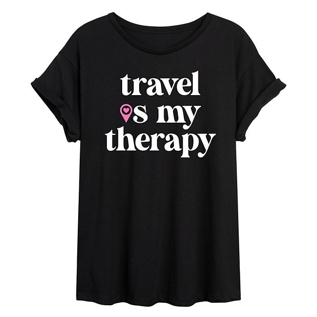 Travel is My Therapy Shirt