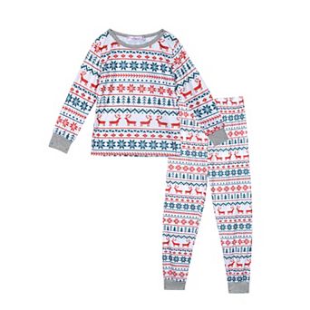 Men's Family Jammies Christmas Print Long Sleeve Tee & Pajama Pants 2 pc Set