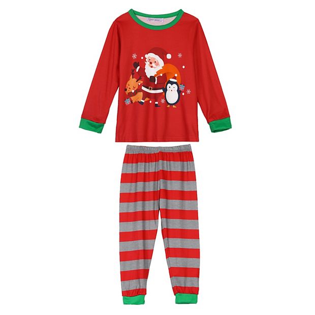 GRPSKCOS Kerst Meisjes Pyjama Sets 4 Stuks Meisjes Pjs Kerst