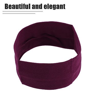 6 Pcs Headbands Sweatbands Stretchy Wicking Headband For Sports Cotton