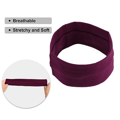 6 Pcs Headbands Sweatbands Stretchy Wicking Headband For Sports Cotton
