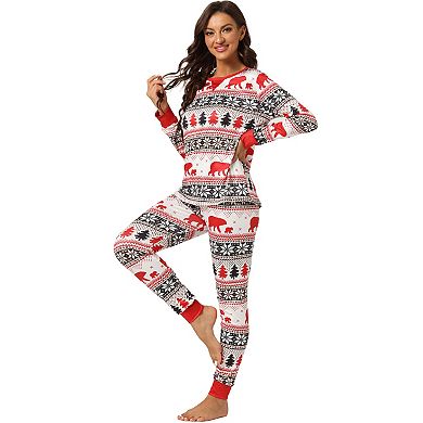 Family Matching 2 Piece Party Long Sleeve Set